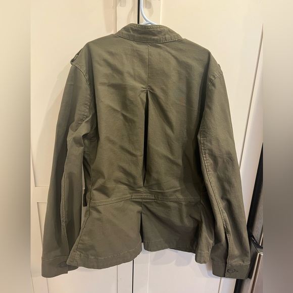 Green Cotten cargo jacket - Picture 2 of 3